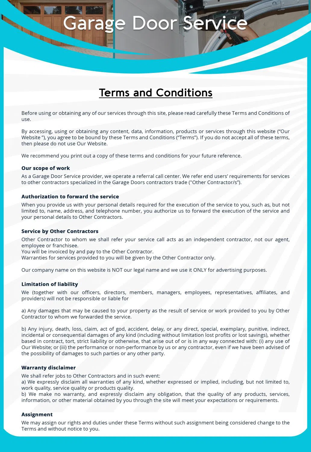 Capitol Garage Door Repair Service St Paul, MN 651-318-3472 - terms-gr-10m